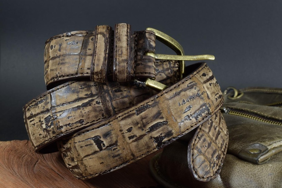 ALIGATOR ANOBUCADO - MARRÓN CORCHO