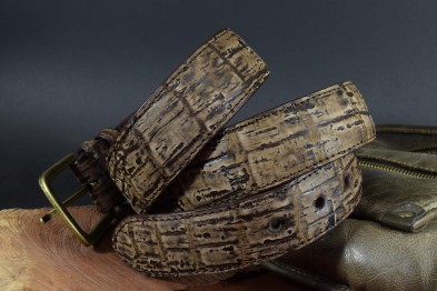 ALLIGATOR NUBUCK - CORK BROWN