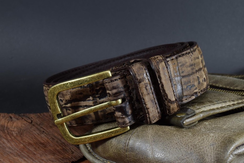 ALLIGATOR NUBUCK - CORK BROWN