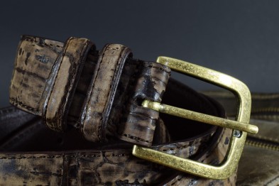 ALLIGATOR NUBUCK - CORK BROWN