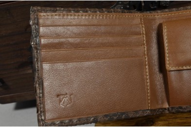 ROMA 18 - PYTHON BELLY - BROWN