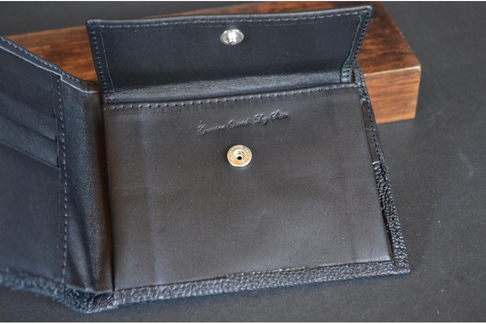 ROMA 6 - OSTRICH LEG - BLACK MATTE