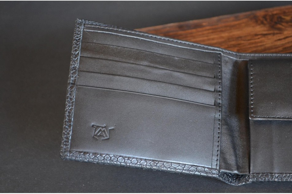 ROMA 6 - OSTRICH LEG - BLACK MATTE