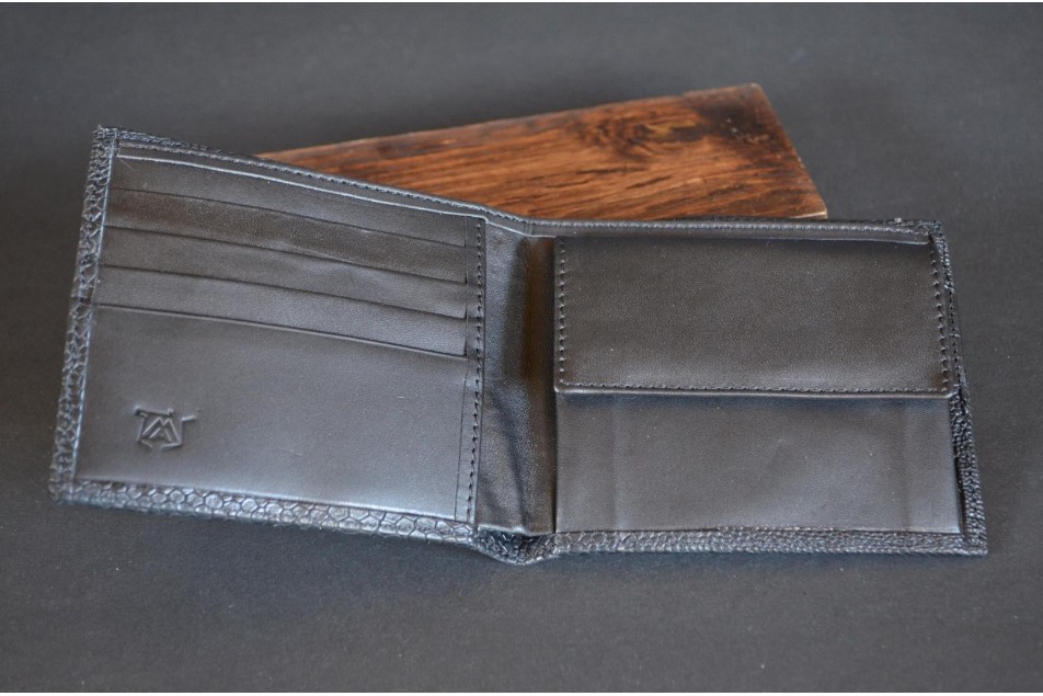 ROMA 6 - OSTRICH LEG - BLACK MATTE