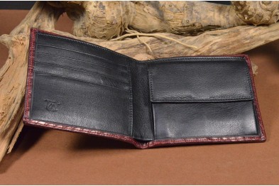 ROMA 5 - CROCODILE - BURGUNDY