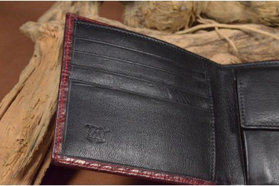 ROMA 5 - CROCODILE - BURGUNDY