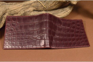 ROMA 5 - CROCODILE - BURGUNDY
