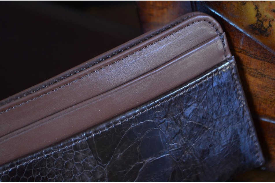 AMALFI 28 - OSTRICH LEG - BROWN