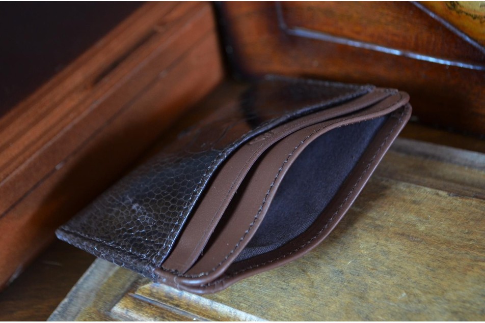 AMALFI 28 - OSTRICH LEG - BROWN