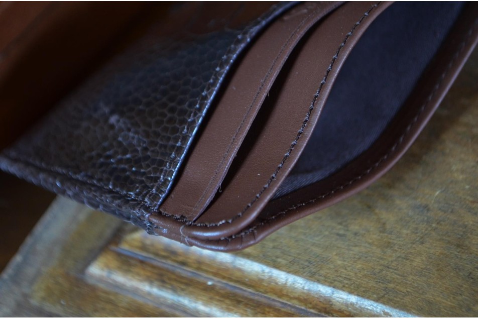 AMALFI 28 - OSTRICH LEG - BROWN