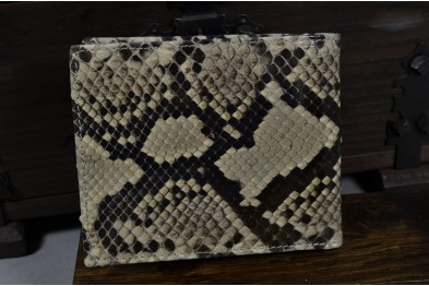 ROMA 21 - PYTHON - BEIGE SHINY