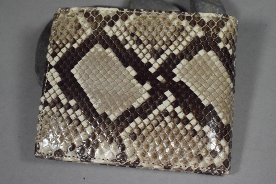 ROMA 55 - PYTHON - GREY SHINY