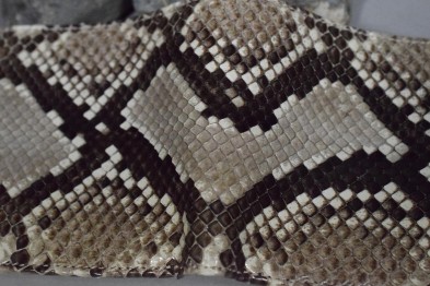 ROMA 55 - PYTHON - GREY SHINY