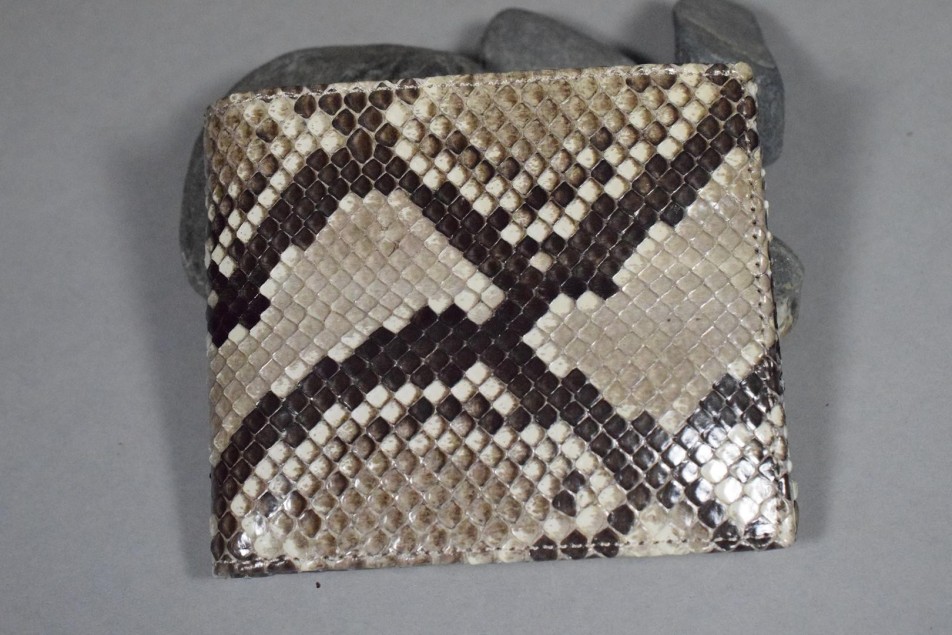 ROMA 55 - PYTHON - GREY SHINY