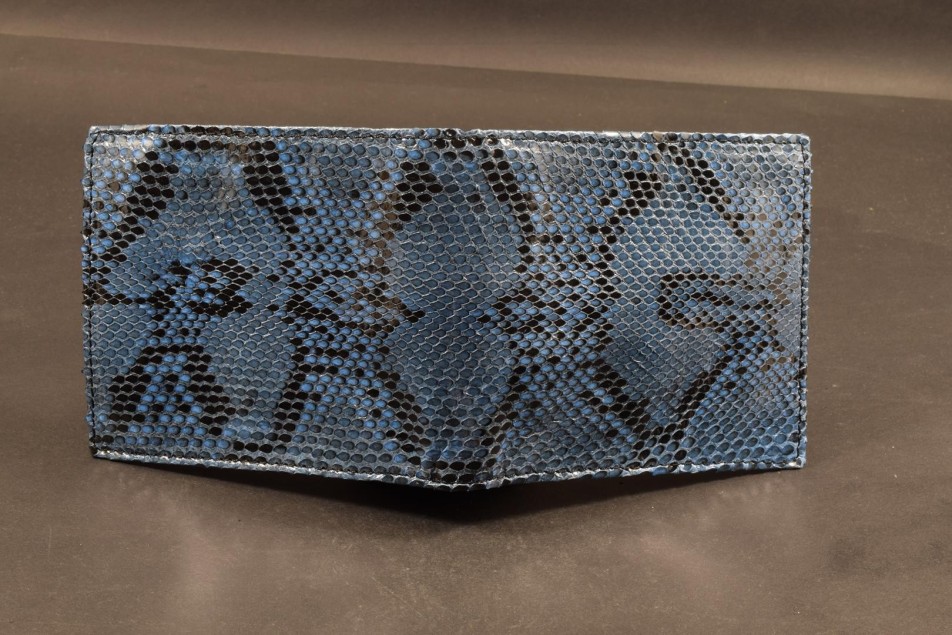 ROMA 82 - PYTHON - JEANS BLUE SHINY