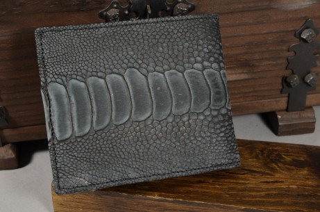 ROMA 13 - PATA AVESTRUZ NUBUCK - NEGRO