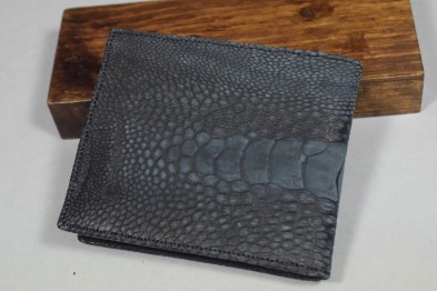 ROMA 25 - PATA AVESTRUZ NUBUCK - NEGRO