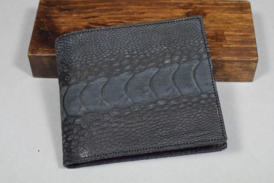 ROMA 25 - PATA AVESTRUZ NUBUCK - NEGRO
