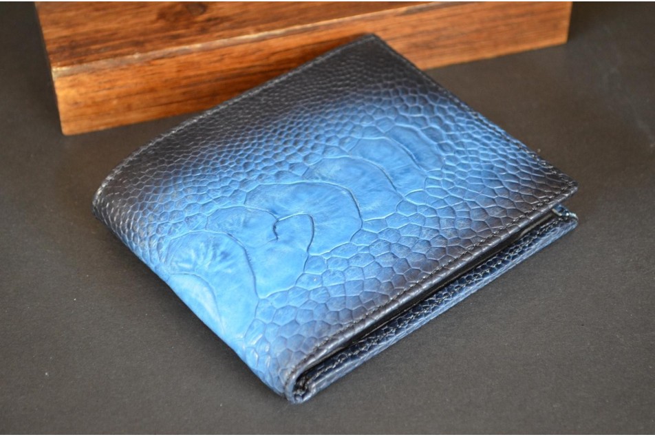 ROMA 44 - OSTRICH LEG - LIGHT BLUE FANTASY MATTE