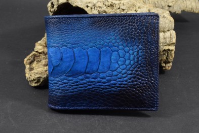 ROMA 50 - OSTRICH LEG - BLUE FANTASY MATTE