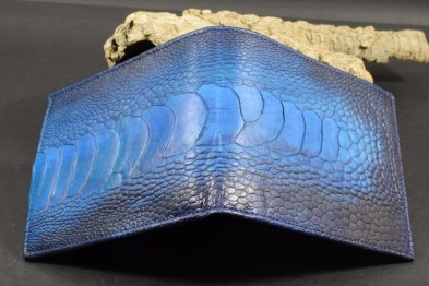 ROMA 50 - OSTRICH LEG - BLUE FANTASY MATTE