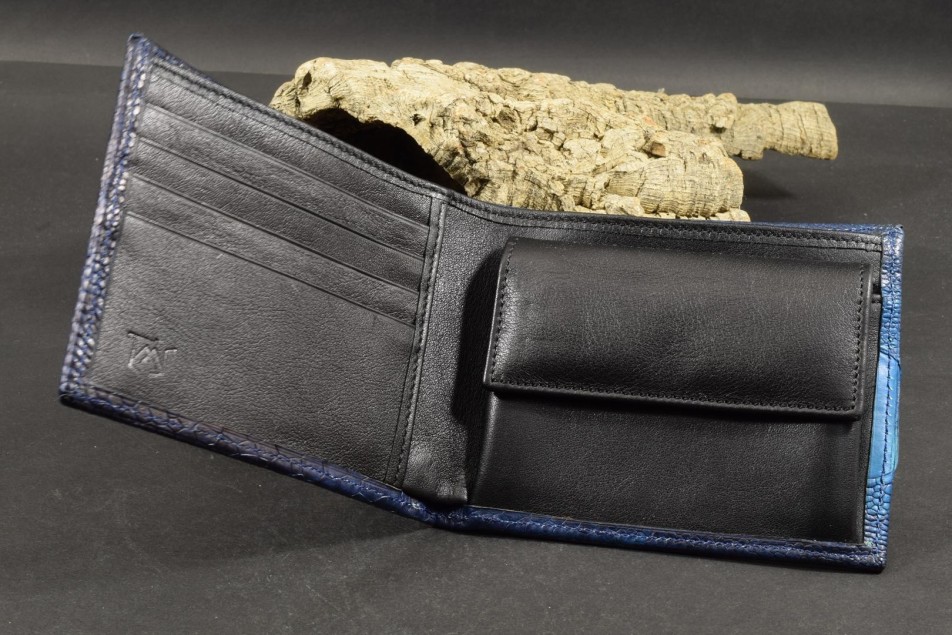 ROMA 50 - OSTRICH LEG - BLUE FANTASY MATTE