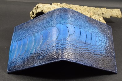 ROMA 50 - OSTRICH LEG - BLUE FANTASY MATTE