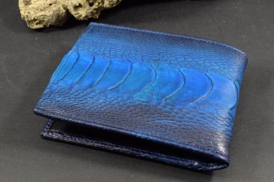 ROMA 50 - OSTRICH LEG - BLUE FANTASY MATTE