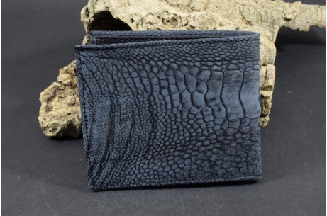 ROMA 55 - PATA AVESTRUZ NUBUCK - NEGRO FANTASIA