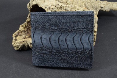 ROMA 55 - PATA AVESTRUZ NUBUCK - NEGRO FANTASIA