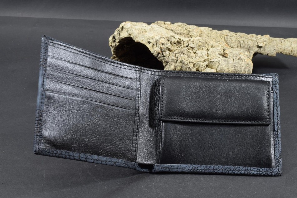 ROMA 55 - PATA AVESTRUZ NUBUCK - NEGRO FANTASIA