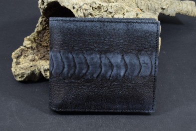 ROMA 56 - PATA AVESTRUZ NUBUCK - NEGRO FANTASIA