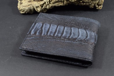 ROMA 56 - PATA AVESTRUZ NUBUCK - NEGRO FANTASIA