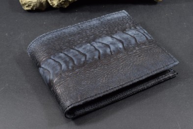 ROMA 56 - PATA AVESTRUZ NUBUCK - NEGRO FANTASIA