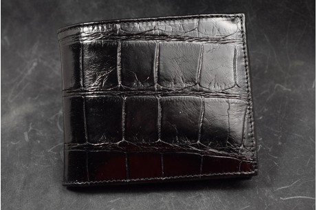 ROMA 10 - ALIGATOR NEGRO BRILLO