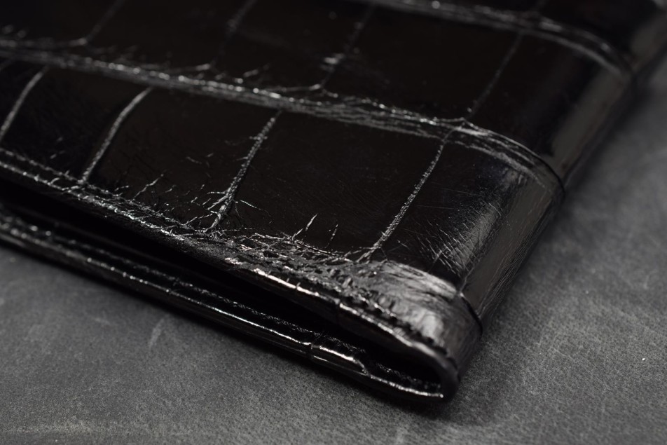 ROMA 11 - ALLIGATOR BLACK SHINY