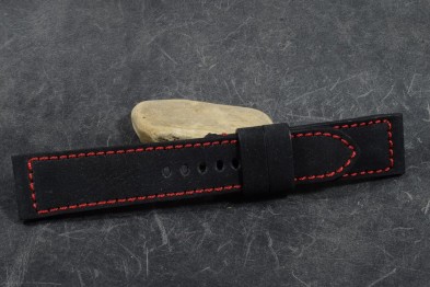 621 NUBUCK BLACK RED 24/22 130/80 MM