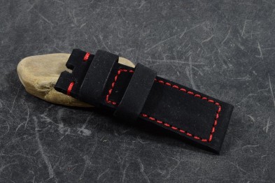 621 NUBUCK BLACK RED 24/22 130/80 MM