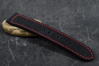 621 NUBUCK BLACK RED 24/22 130/80 MM