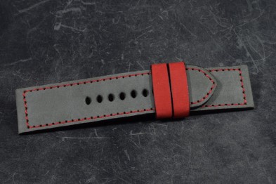 322 NUBUCK GREY RED 26/26 115/75 MM