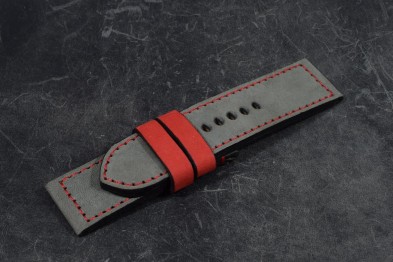 322 NUBUCK GREY RED 26/26 115/75 MM