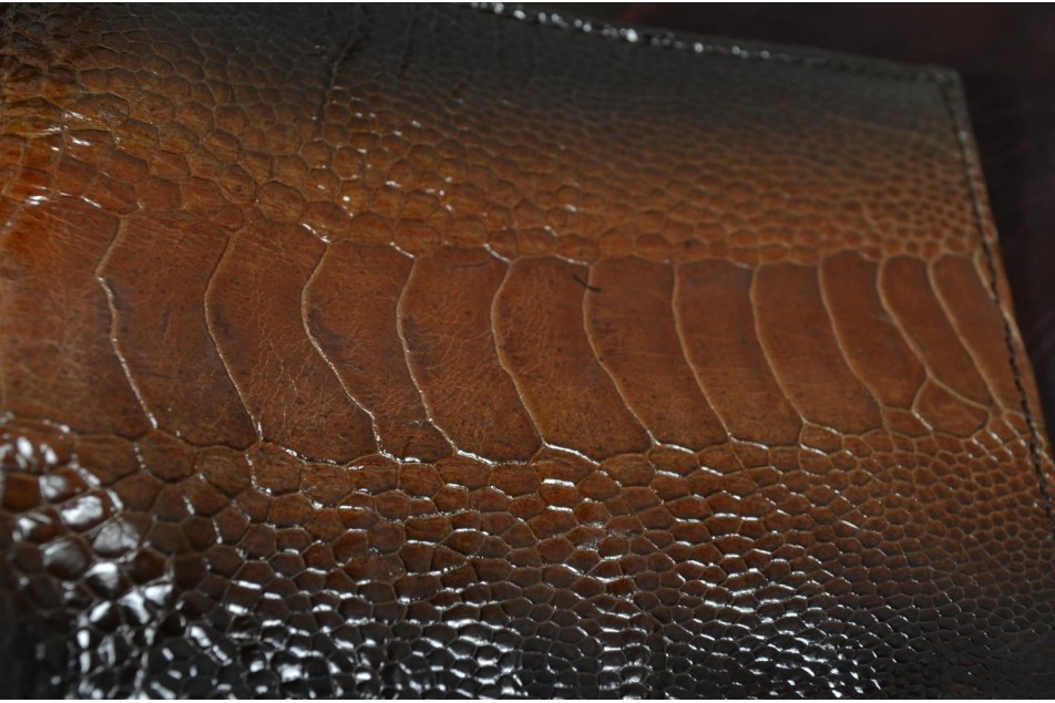 FIRENZE 69 - OSTRICH LEG - HONEY SHINY