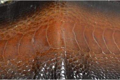 FIRENZE 69 - OSTRICH LEG - HONEY SHINY