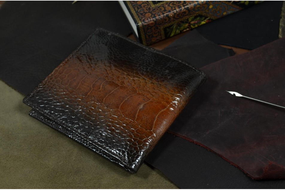 FIRENZE 69 - OSTRICH LEG - HONEY SHINY