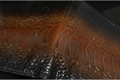 FIRENZE 69 - OSTRICH LEG - HONEY SHINY