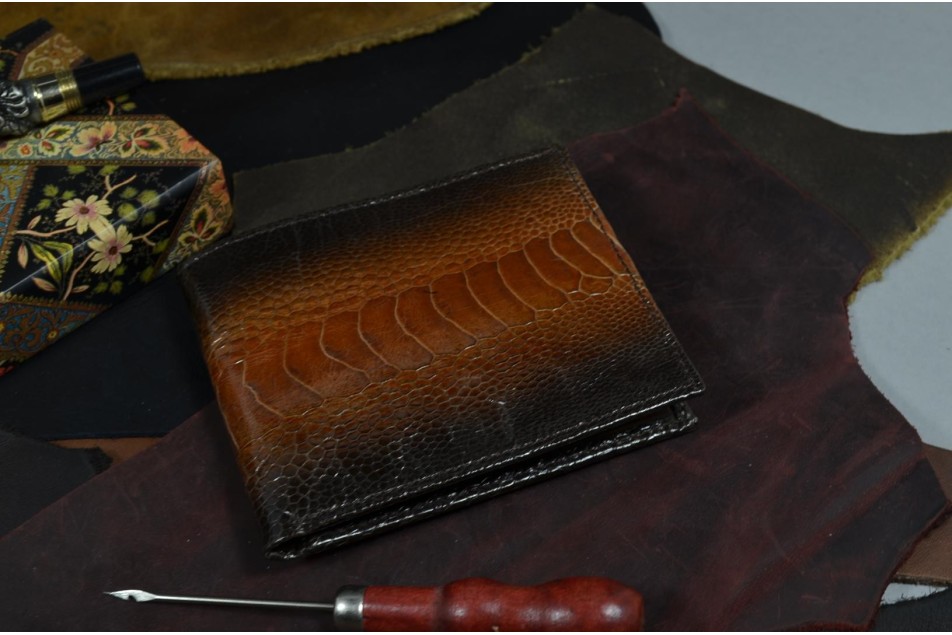 FIRENZE 69 - OSTRICH LEG - HONEY SHINY