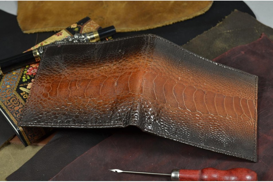 FIRENZE 69 - OSTRICH LEG - HONEY SHINY