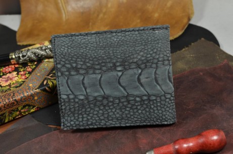 FIRENZE 72 - PATA AVESTRUZ NOBUCK - NEGRO MATE