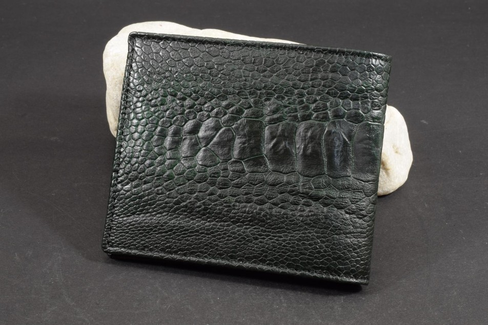 FIRENZE 102 - OSTRICH LEG - DARK GREEN MATTE