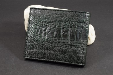 FIRENZE 102 - OSTRICH LEG - DARK GREEN MATTE